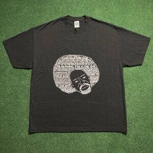 Vintage Men’s AAA Mac Dre Lyric Collage T-Shirt Black 2XL Feelin’ Myself